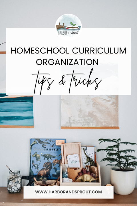 Homeschool Curriculum Organization Tips and Tricks