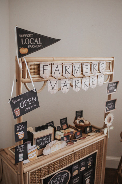 Farmers Market Dramatic Play Set
