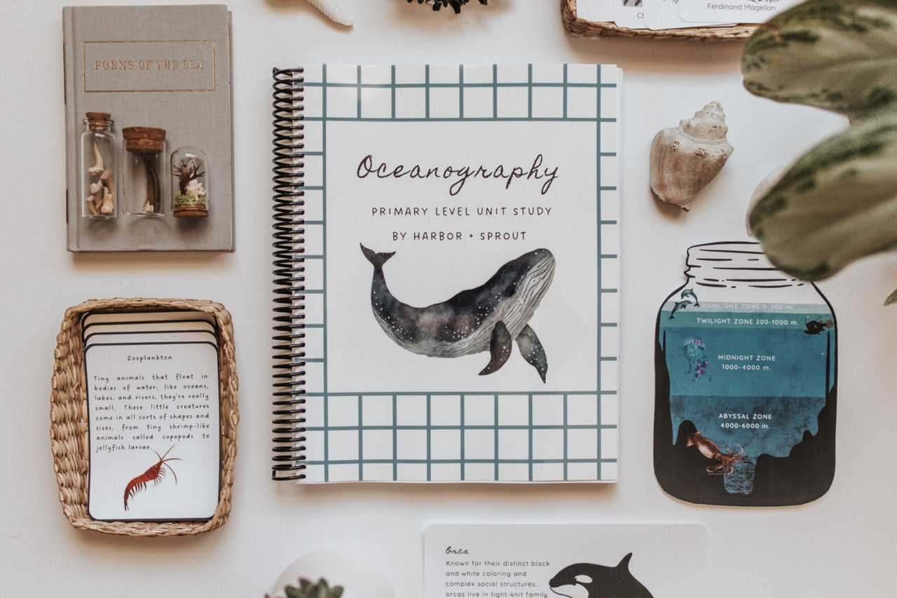 PRINT Oceanography Primary Level Unit Study – Harbor and Sprout