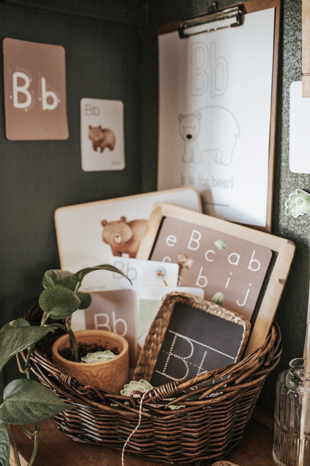 FREE SAMPLE: Letter Baskets – Harbor and Sprout