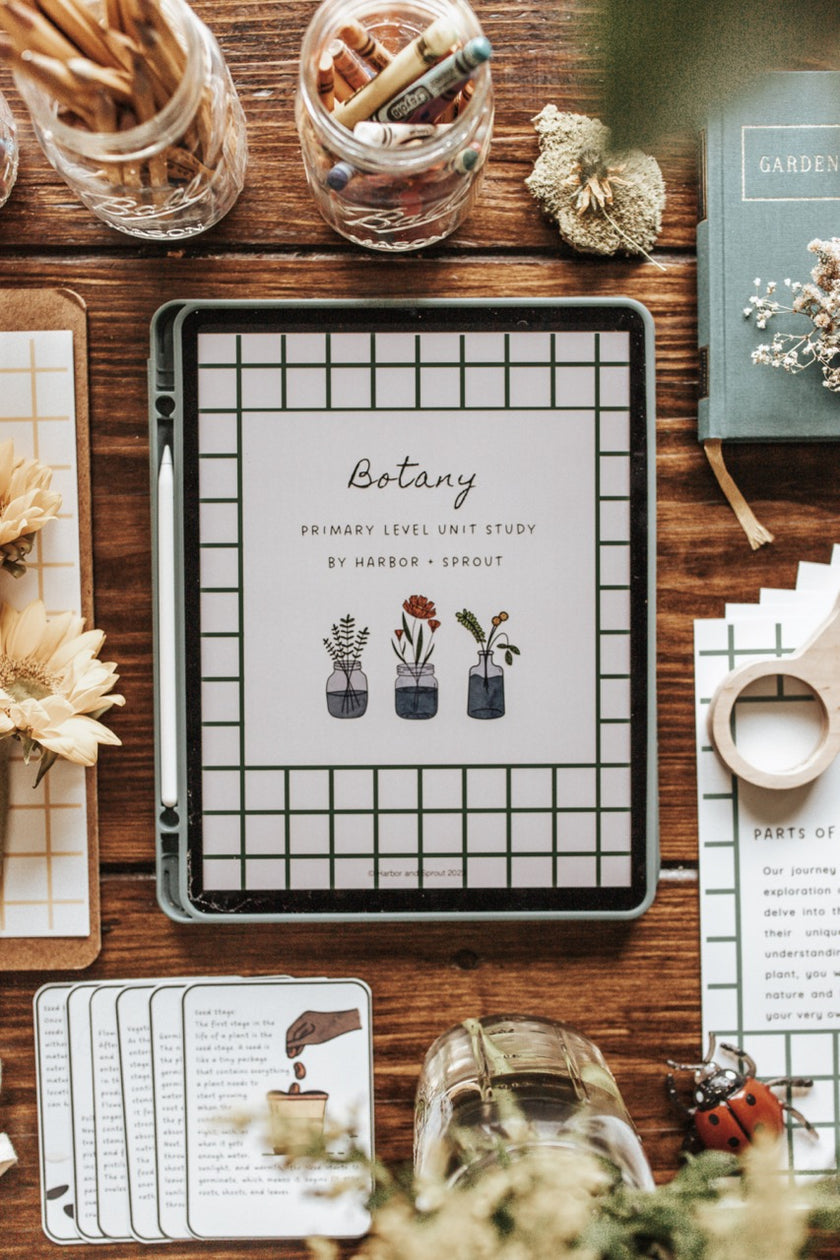 Boteni Primare DIGITAL Botany Primary Level Unit Study – Harbor and Sprout