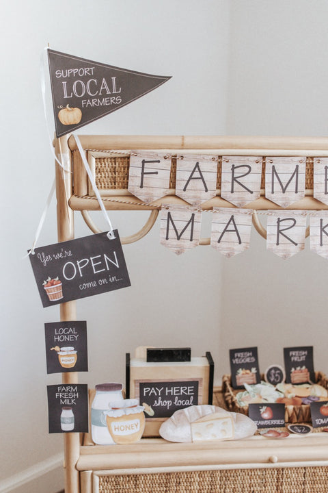 Farmers Market Dramatic Play Set