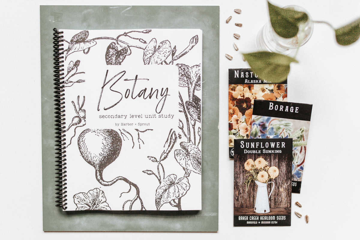 PRINT Botany Secondary Level Unit Study – Harbor and Sprout