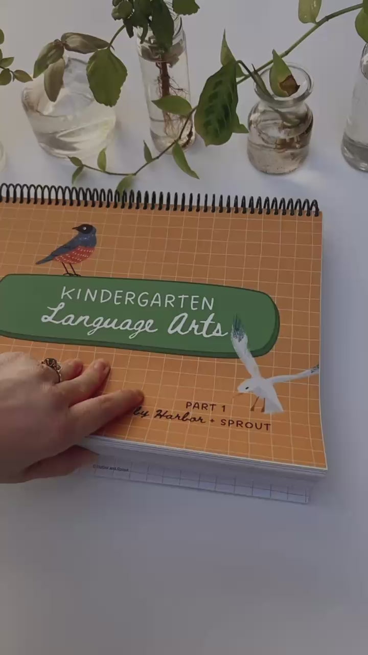 PRINT Kindergarten Language Arts – Harbor and Sprout