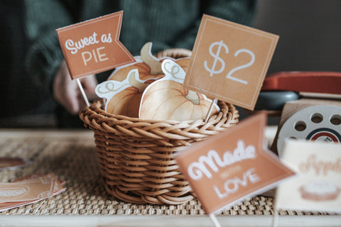 Pumpkin Pie and Treats Dramatic Play Set