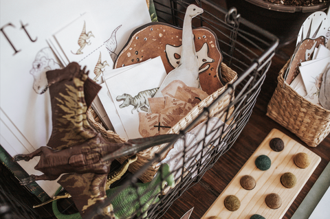 Paleontology Morning Basket