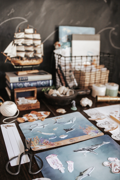 Oceanography Morning Basket