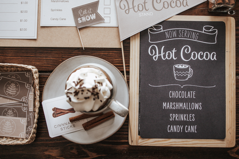 Hot Cocoa Stand Dramatic Play Set