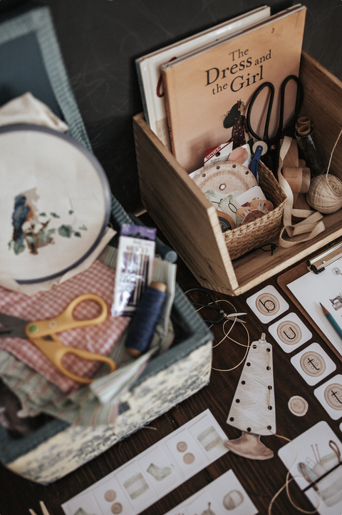 Textiles & Fashion Morning Basket